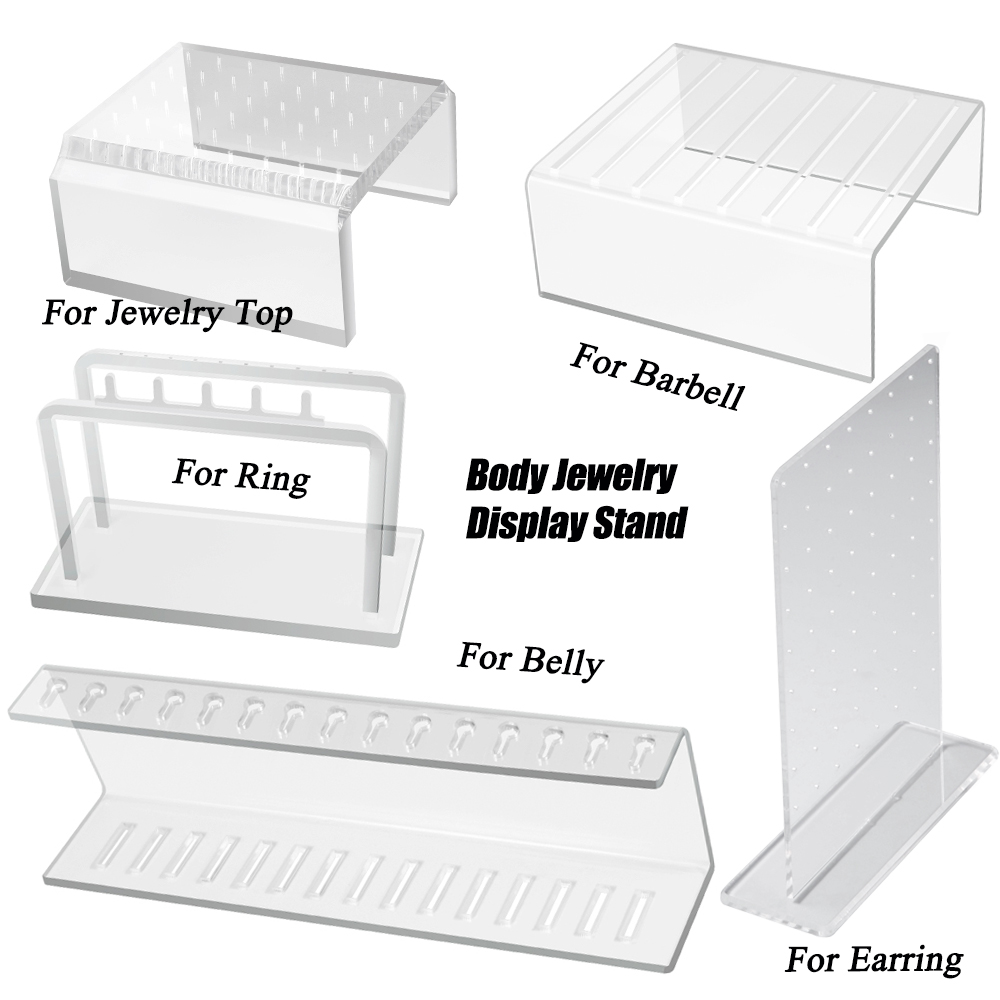 Body Jewelry Display Case - Körper Piercing Schmuck Display Halter Rack