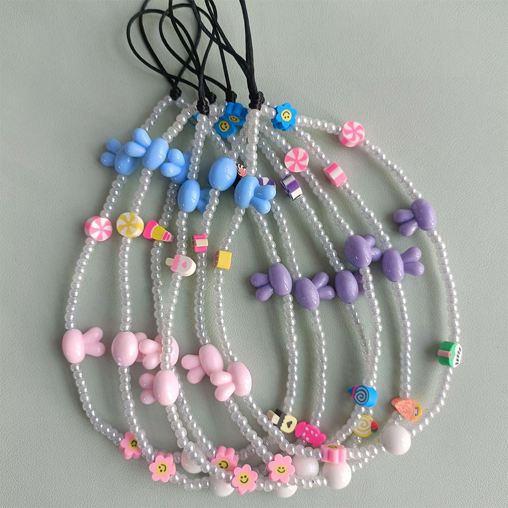 Body Jewelry Y2K - Herlook Tier Kaninchen Telefon Charm Gurte