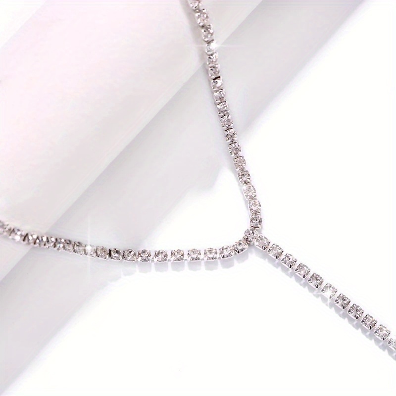 1 Stück funkelnde Strass-Beink – Body Jewelry Leg Chain Bewertung und Preis