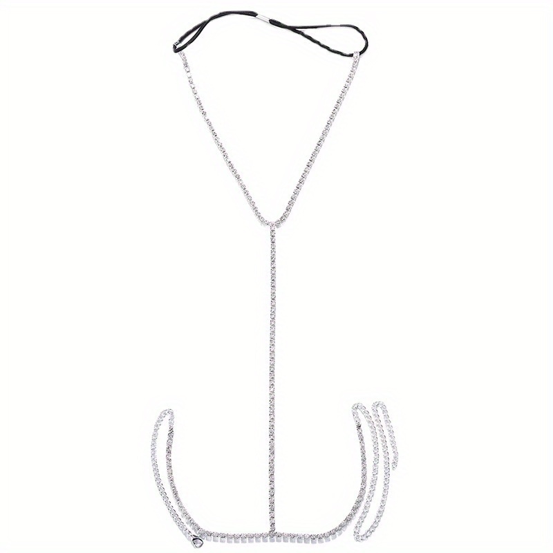 1 Stück funkelnde Strass-Beink – Body Jewelry Leg Chain Bewertung und Preis