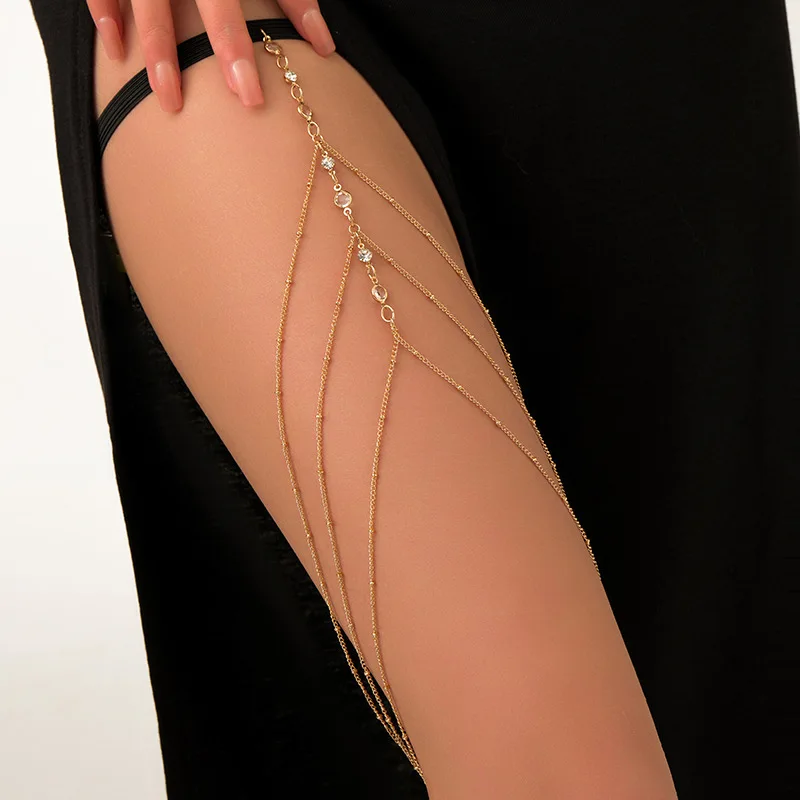 Mode Sommer Böhmischen Obersch – Body Jewelry Leg Chain Bewertung und Preis