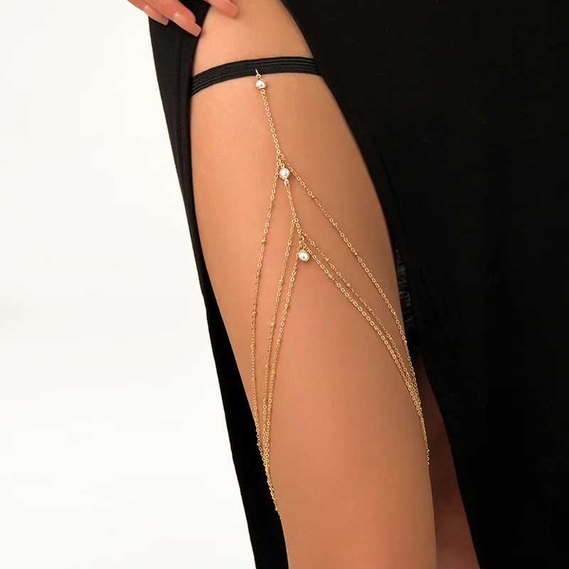 Mode Sommer Böhmischen Obersch – Body Jewelry Leg Chain Bewertung und Preis