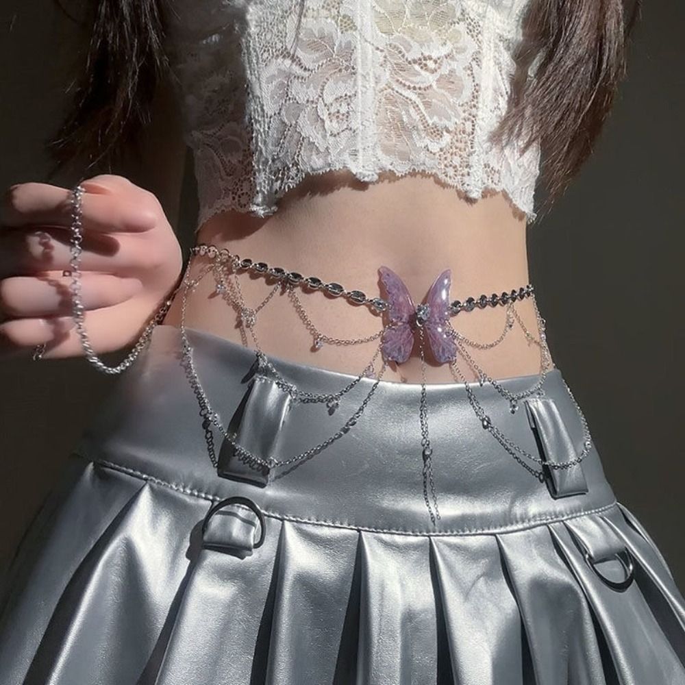 Modische Elegante Mehrschichti – Body Jewelry Y2K Bewertung und Preis