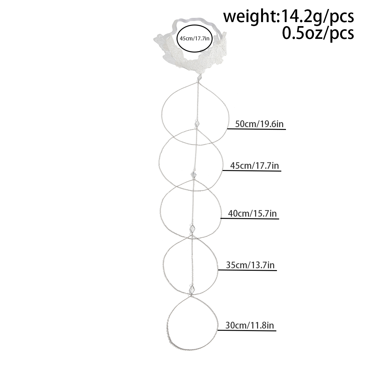 Lacteo trend ige lange Spitze  – Body Jewelry Leg Chain Bewertung und Preis