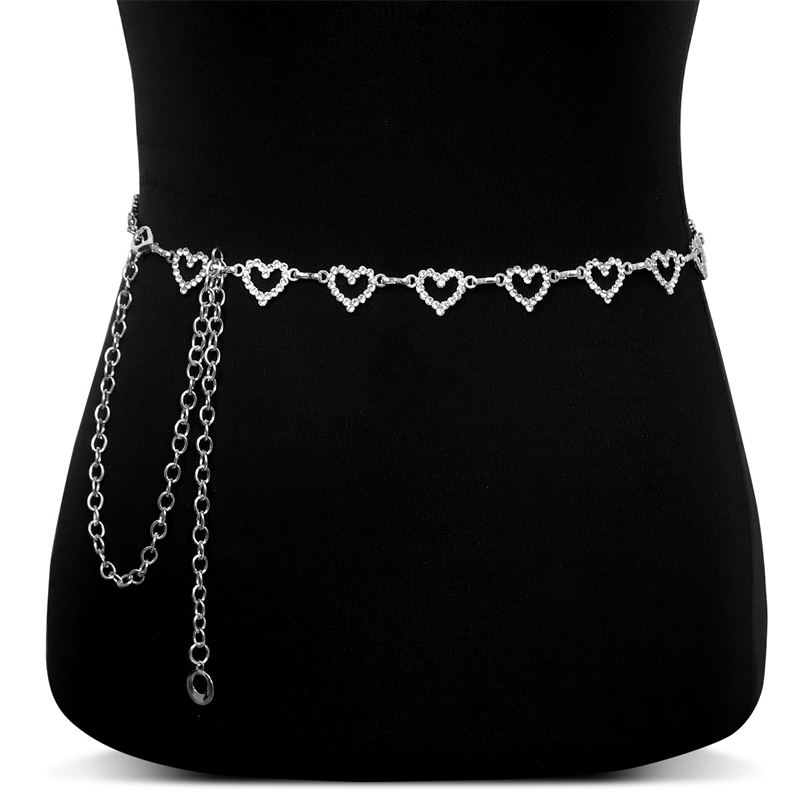 Modische Strass-Herz-Taillenke – Body Jewelry By The Chain Gang Bewertung und Preis