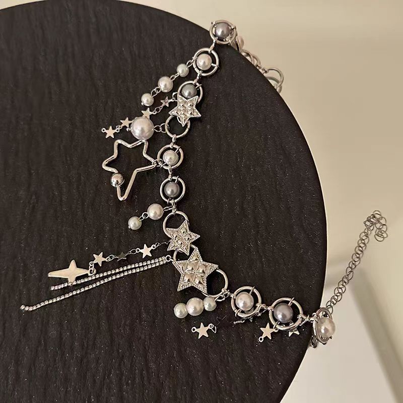 Neue Koreanische Glänzende Str – Body Jewelry Y2K Bewertung und Preis