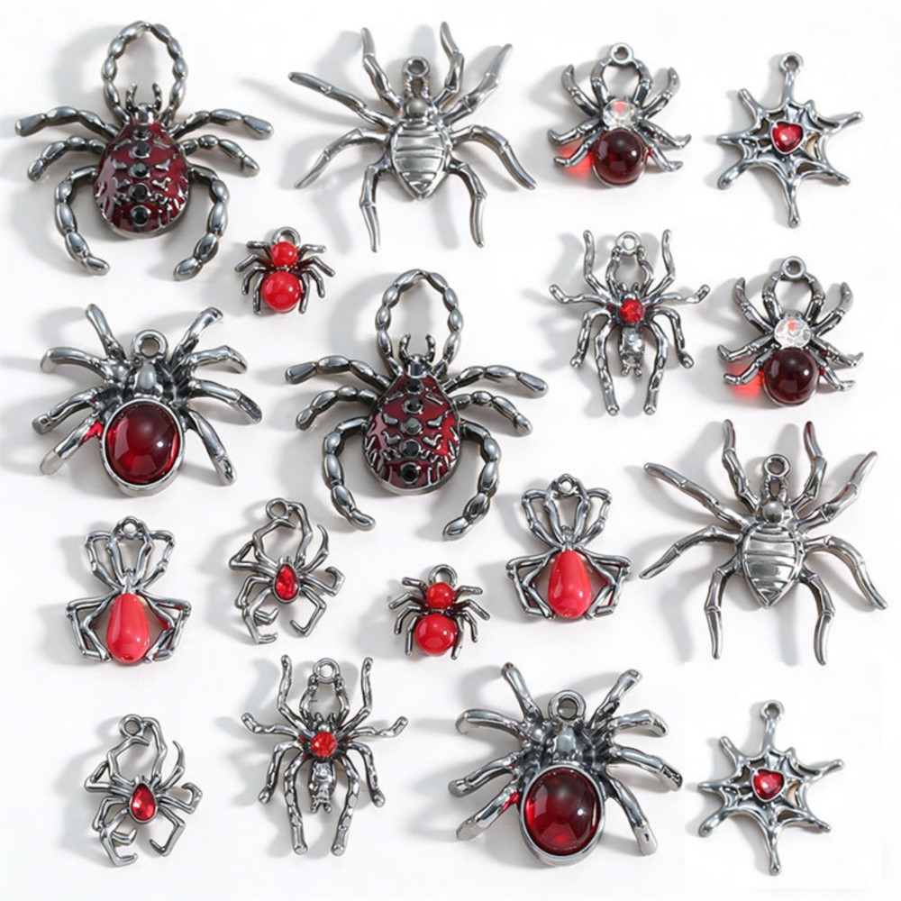 5 Stück dunkle Gothic-Retro-Sp – Body Jewelry Y2K Bewertung und Preis