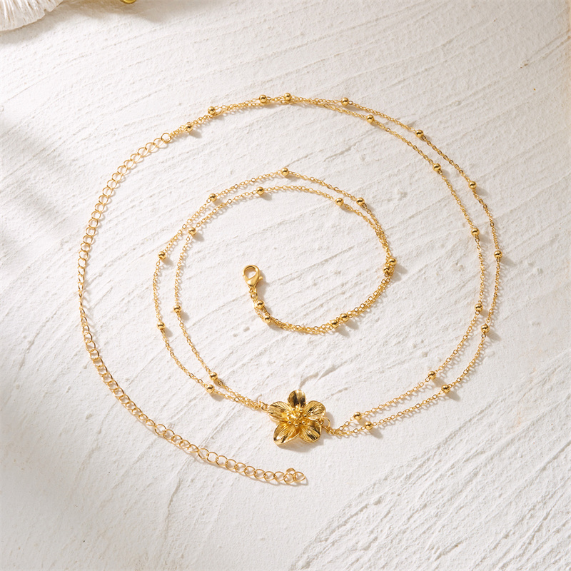 Einfache Doppelschichtige Bauc – Body Jewelry Y2K Bewertung und Preis