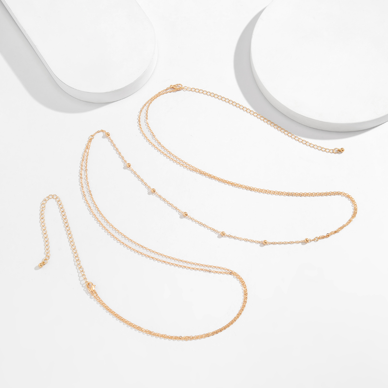 Einfache Brust-Ketten-Halskett – Body Jewelry By The Chain Gang Bewertung und Preis